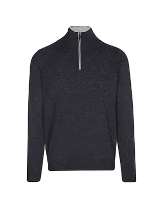 ECOALF | Troyer Pullover | dunkelblau